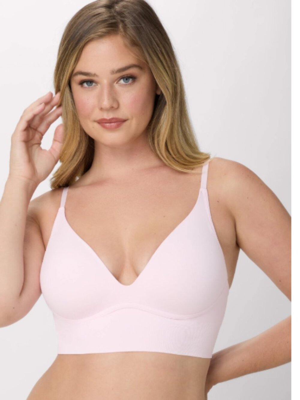Maidenform Women's Convertible Lift Bralette Pink Size L 5679